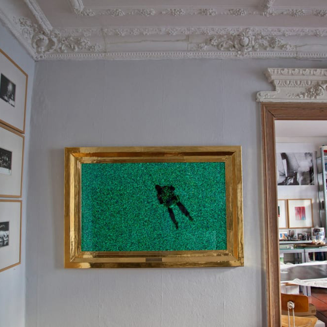 Henry Landers Atelier Kunstausstellung